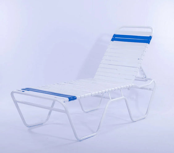 Vinyl Strap Commercial Pool Chaise Lounge – 16in
