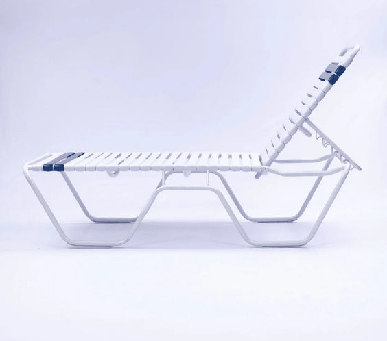 Vinyl Strap Commercial Pool Chaise Lounge – 16in