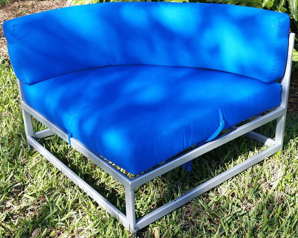 Club Cabana Cushion Corner Sectional Couch - Deep Seating - Outdoorsiness