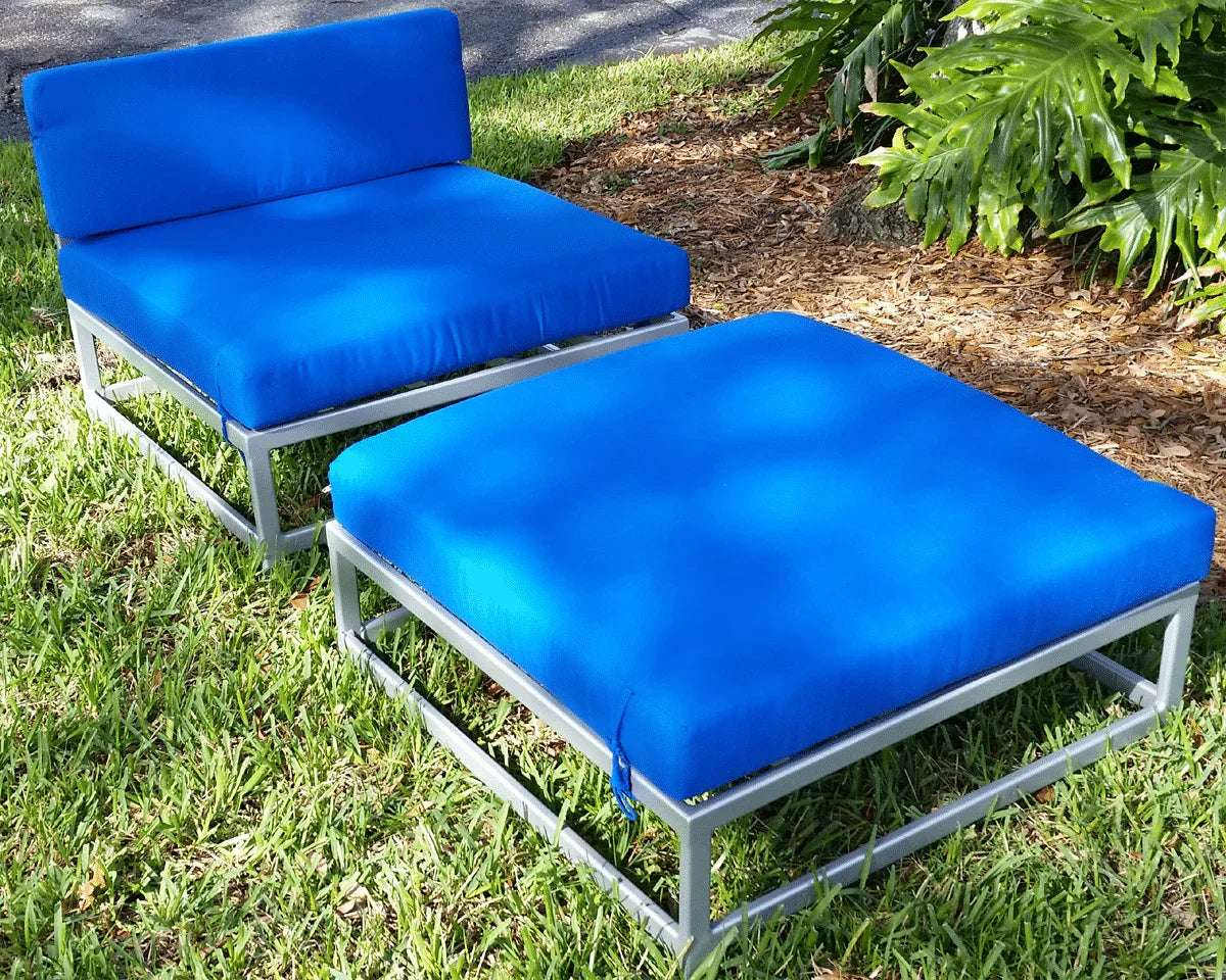 Club Cabana Cushion Ottoman for Sectional Couch - Deep Seating - Outdoorsiness