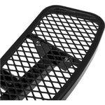 Commercial 46in Circular Single Pedestal Picnic Table – Expanded Metal, In-Ground Mount - Outdoorsiness