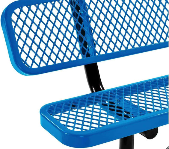 Commercial 6ft Portable Outdoor Park Bench – Thermoplastic Coated, Quick Ship - Outdoorsiness