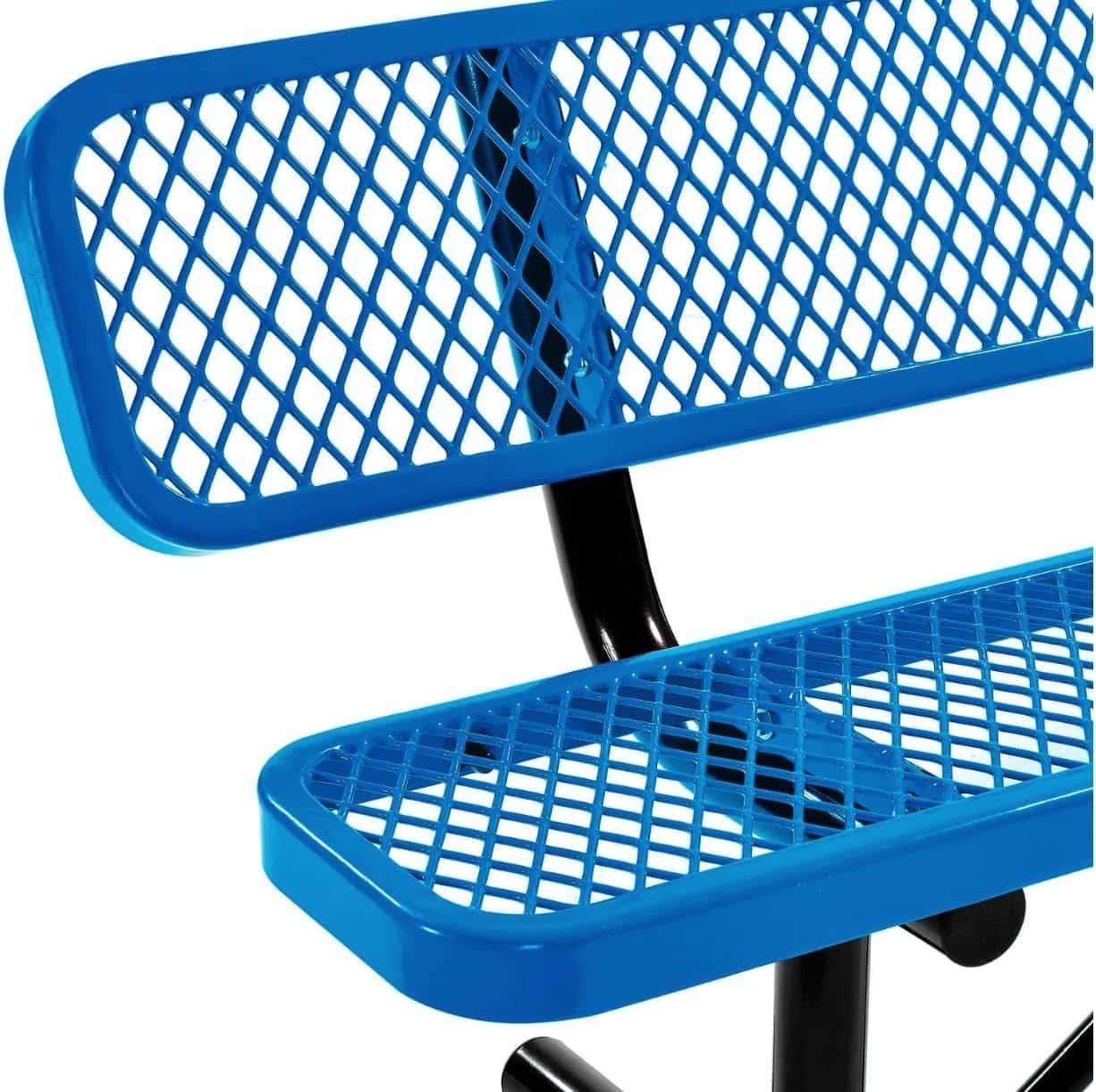 Commercial 6ft Portable Outdoor Park Bench – Thermoplastic Coated, Quick Ship - Outdoorsiness