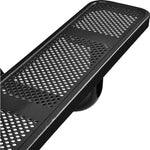 Commercial 6ft Rectangular Portable Picnic Table – Thermoplastic Punched Steel, Quick Ship - Outdoorsiness