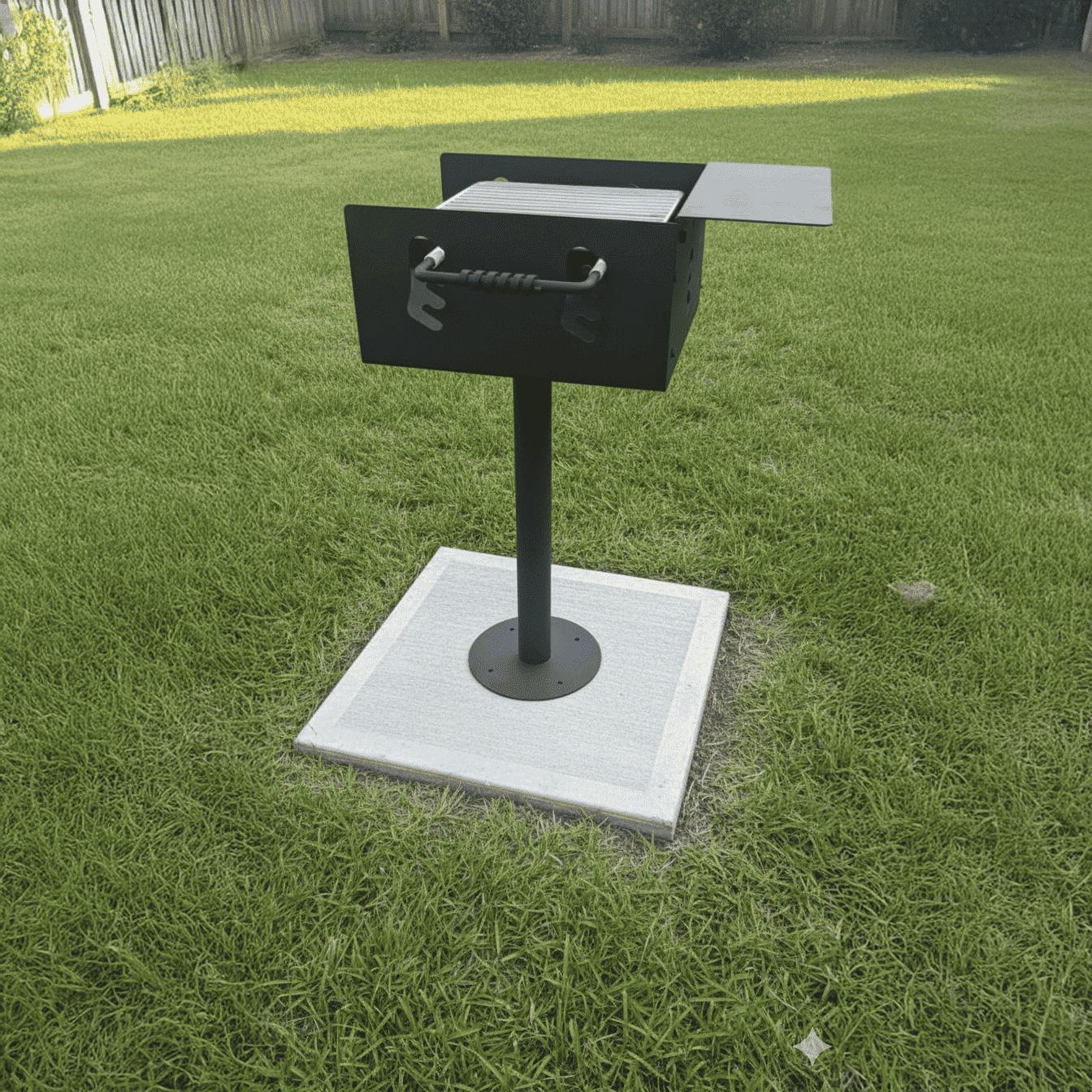 Commercial Charcoal Park Grill – 360 Sq In, Surface Mount or Inground - Outdoorsiness