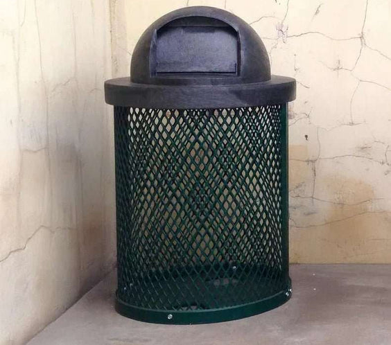 Commercial Plastic Dome Trash Can Lid - Outdoorsiness
