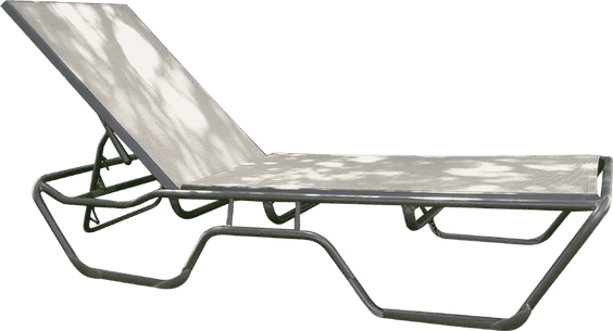 Commercial Sling Pool Chaise Lounge – 12in - Outdoorsiness