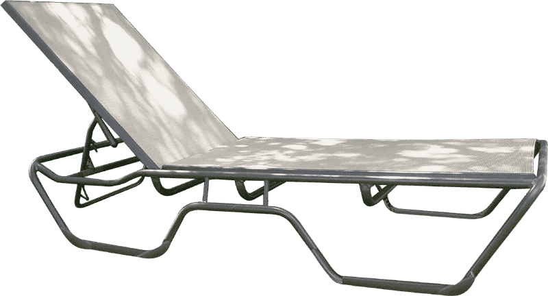 Commercial Sling Pool Chaise Lounge – 12in - Outdoorsiness