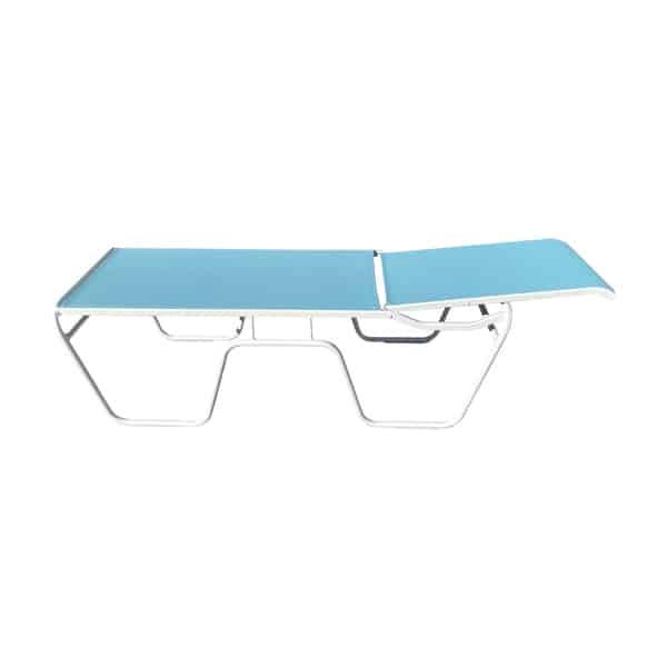 Commercial Sling Pool Chaise Lounge – 20in Senior Height - Outdoorsiness