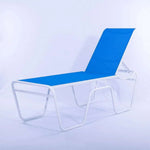 Commercial Sling Pool Chaise Lounge – 20in Senior Height - Outdoorsiness