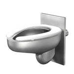 Compact off Floor Stainless Wall Hung Toilet, Wall Supply - Outdoorsiness