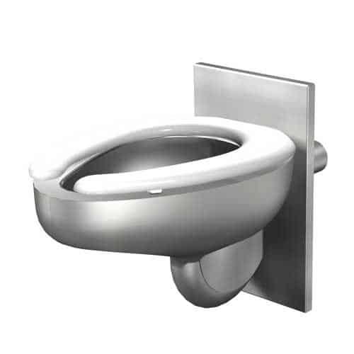 Compact off Floor Stainless Wall Hung Toilet, Wall Supply - Outdoorsiness