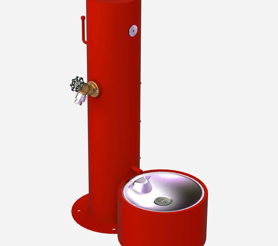 Deluxe Pet Drinking Fountain with Bibb - Outdoorsiness