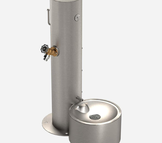 Deluxe Pet Drinking Fountain with Bibb - Outdoorsiness