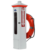 Eaton Firehouse Pedestal (Stainless Steel), 20 lb Extinguisher - Outdoorsiness