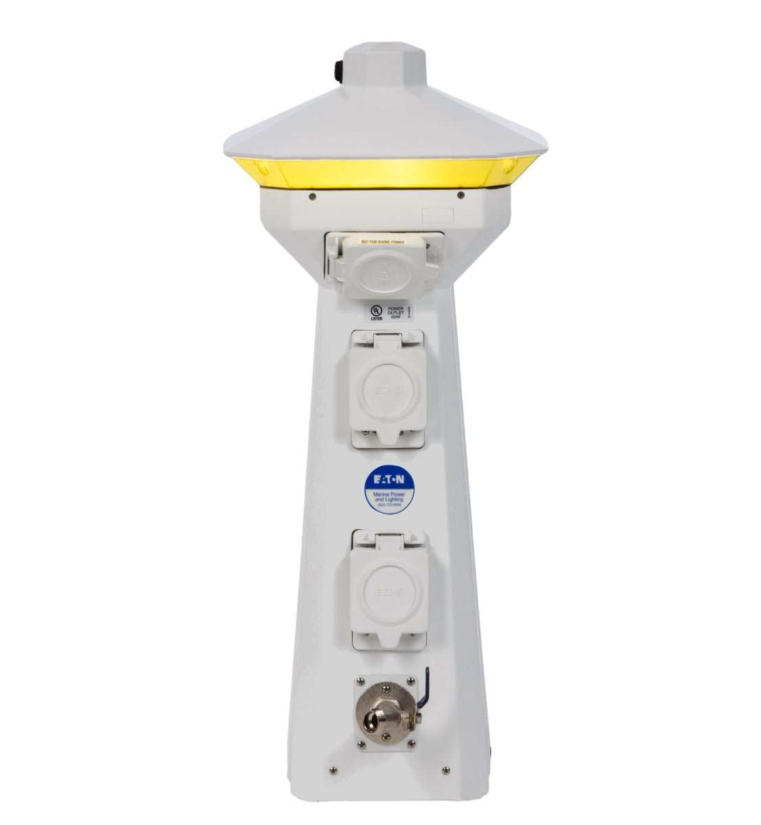Eaton Hatteras Light Power Pedestal, 30A/20A, Extra 20A 2 Pole Hard-Wired Breaker - Outdoorsiness