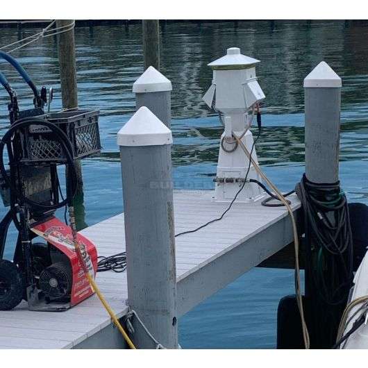 Eaton Lighthouse Dock Power Pedestal 50A/30A/20A - Outdoorsiness