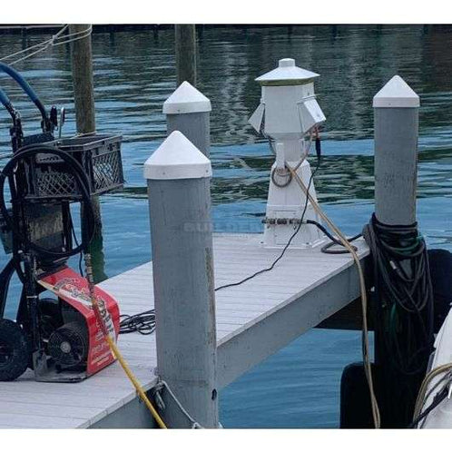 Eaton Lighthouse Dock Power Pedestal 50A/30A/50A/30A/20A - Outdoorsiness
