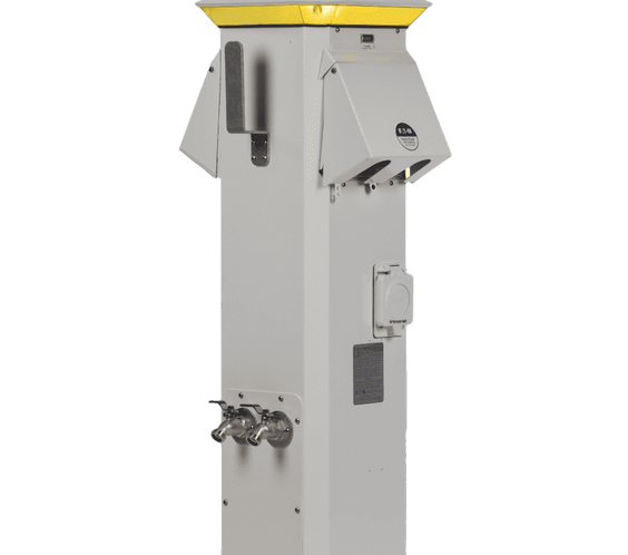 Eaton Lighthouse Power Pedestal (Stainless Steel) 50A/30A/20A - Outdoorsiness