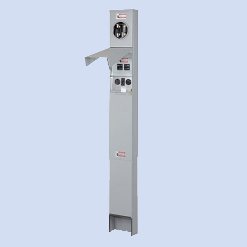 Eaton CHM1N9N4NPTZ Metered Pedestal Mount RV Power Panel