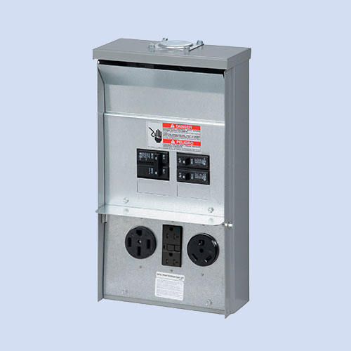 Eaton CHU1N9N4NS Unmetered Surface Mount RV Power Box