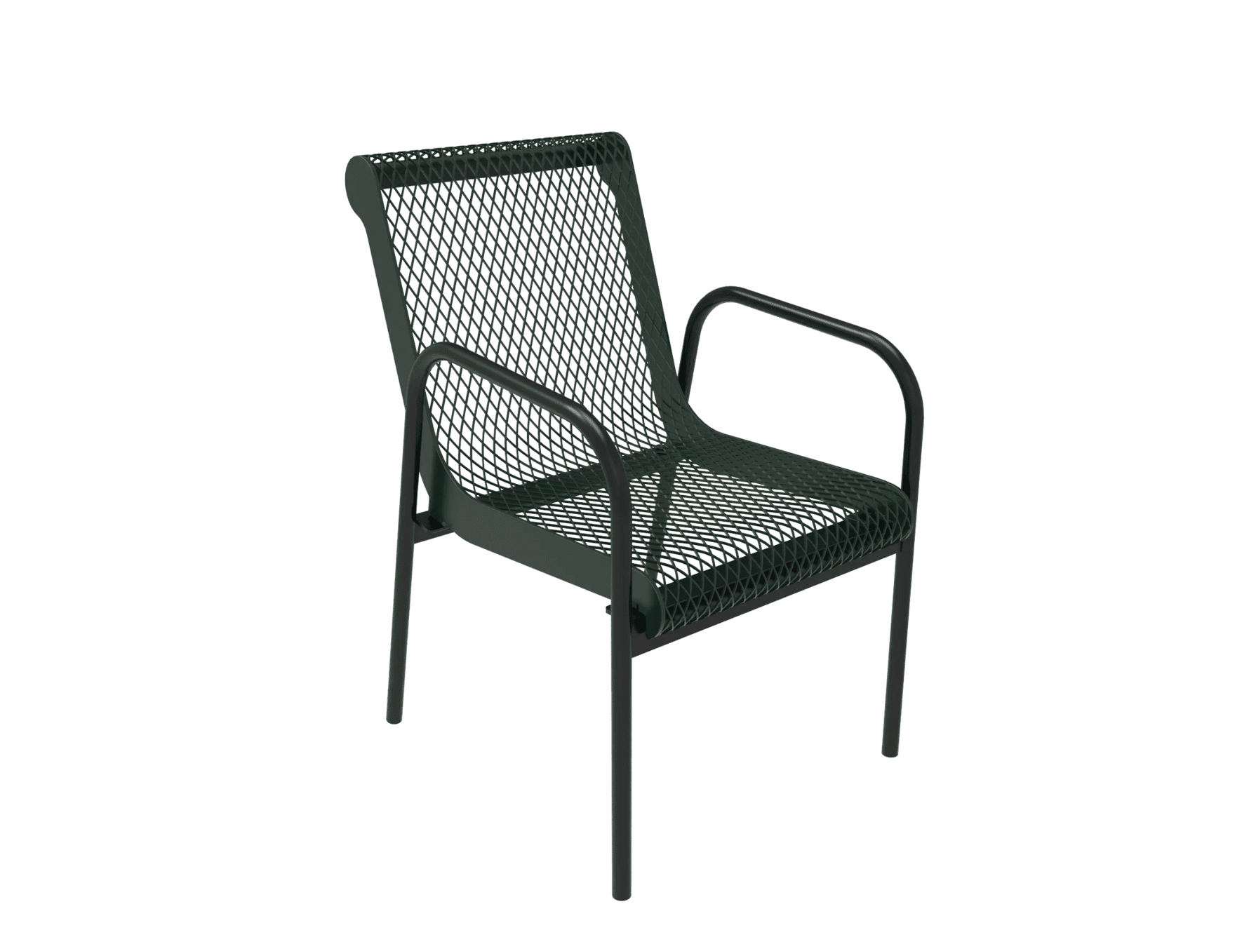 Expanded Metal Stacking Cafe Chair - Outdoorsiness