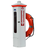 Firehouse Pedestal Stainless Steel 10 lb Extinguisher