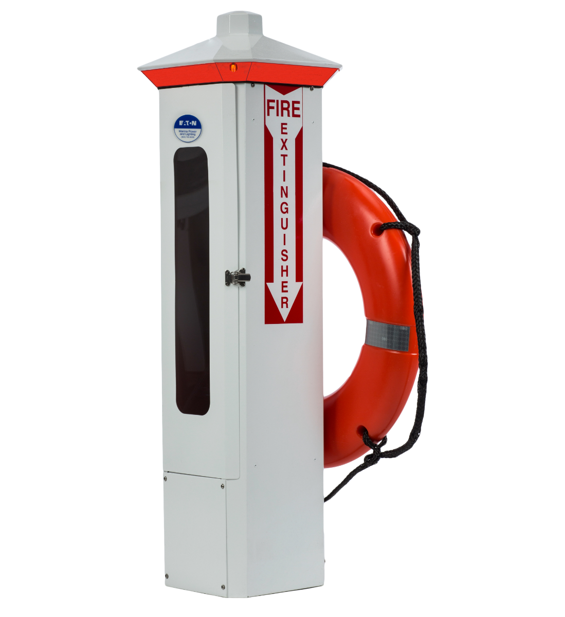 Firehouse Pedestal Stainless Steel 10 lb Extinguisher