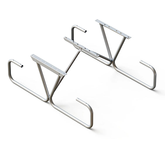 Standard Duty Bolted Picnic Table Frame Kit – Galvanized, 6ft or 8ft, Quick Ship