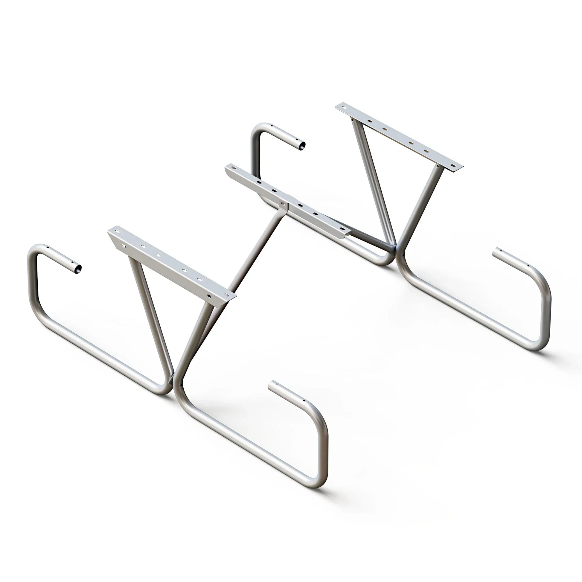 Standard Duty Bolted Picnic Table Frame Kit – Galvanized, 6ft or 8ft, Quick Ship