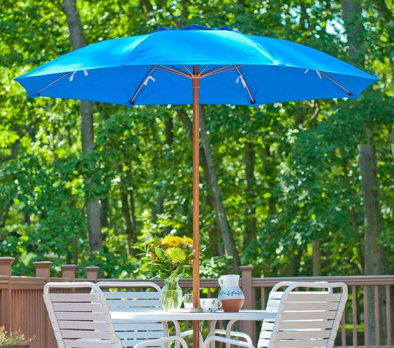 Frankford Catalina 7.5 Foot Octagon Fiberglass Market Patio Umbrella - Outdoorsiness