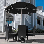 Frankford Catalina 7.5 Foot Octagon Fiberglass Market Patio Umbrella - Outdoorsiness
