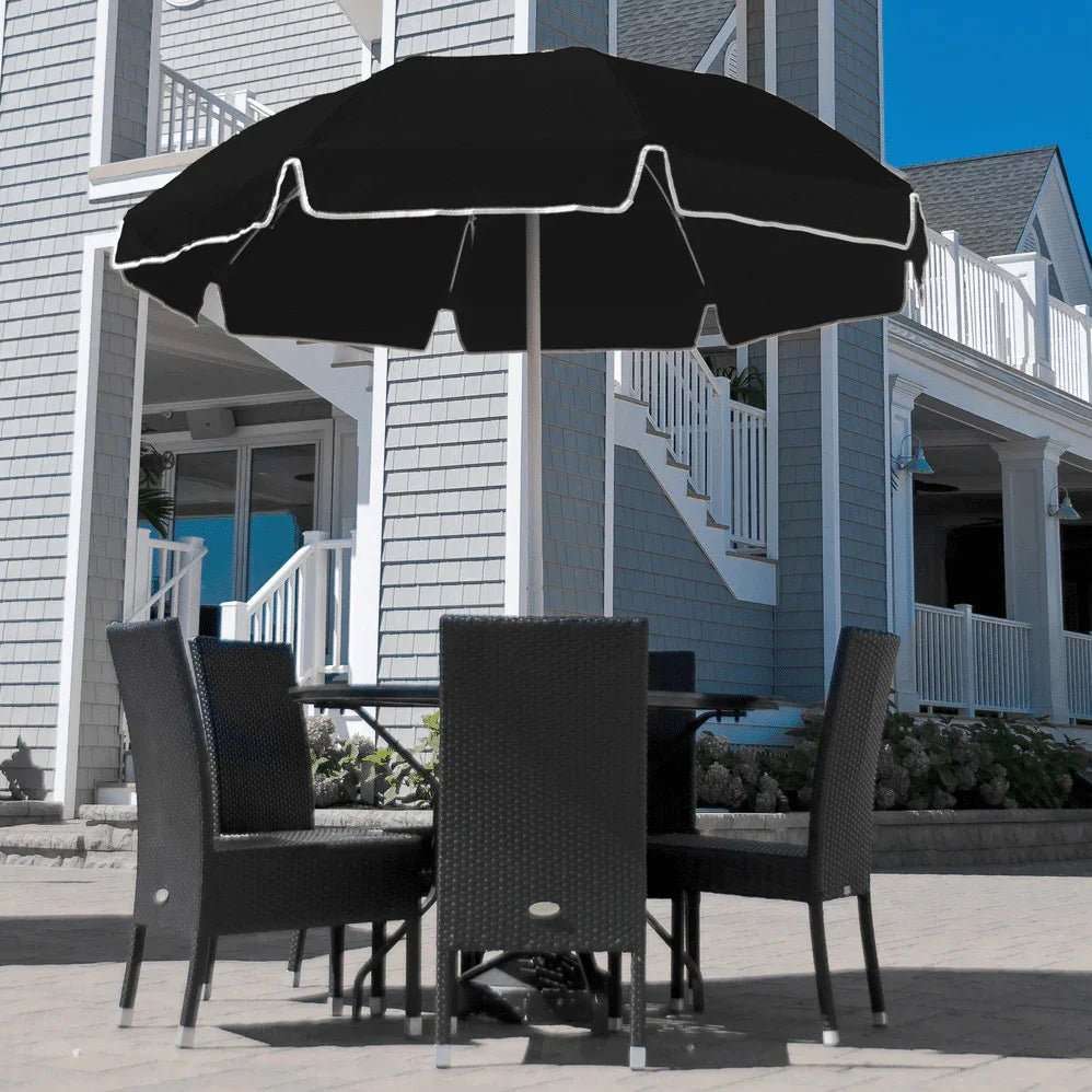 Frankford Catalina 7.5 Foot Octagon Fiberglass Market Patio Umbrella - Outdoorsiness