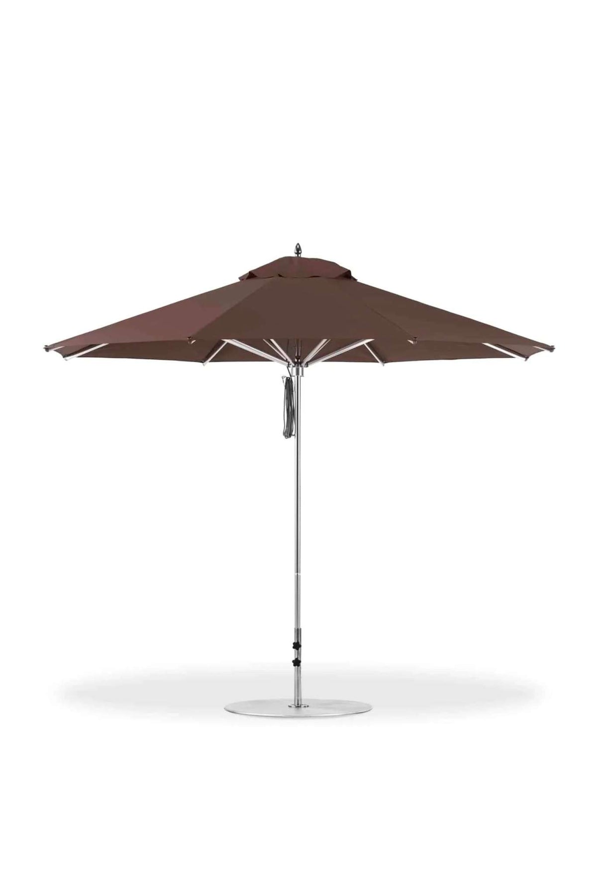 Frankford Greenwich 11 Foot Octagon Aluminum Market Patio Umbrella – Crank Lift - Outdoorsiness