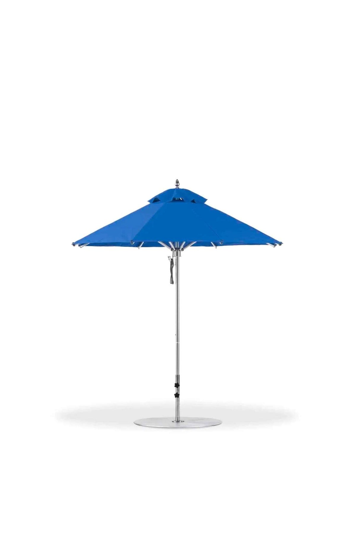 Frankford Greenwich 7.5 Foot Octagon Aluminum Market Patio Umbrella – Crank Lift - Outdoorsiness