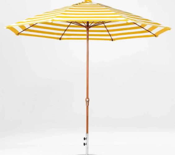 Frankford Monterey 11 Foot Octagon Fiberglass Market Umbrella – Crank Lift, No Tilt - Outdoorsiness