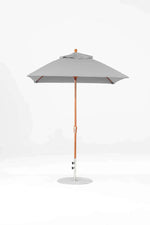Frankford Monterey 6.5 Foot Square Fiberglass Market Umbrella – Pulley Lift, No Tilt - Outdoorsiness
