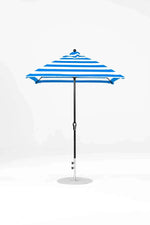 Frankford Monterey 6.5 Foot Square Fiberglass Market Umbrella – Pulley Lift, No Tilt - Outdoorsiness