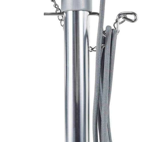 Frankford Monterey 6.5 Foot Square Fiberglass Market Umbrella – Pulley Lift, No Tilt - Outdoorsiness