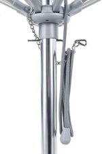 Frankford Monterey 6.5 Foot Square Fiberglass Market Umbrella – Pulley Lift, No Tilt - Outdoorsiness