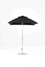 Frankford Monterey 6.5 Foot Square Fiberglass Market Umbrella – Pulley Lift, No Tilt - Outdoorsiness