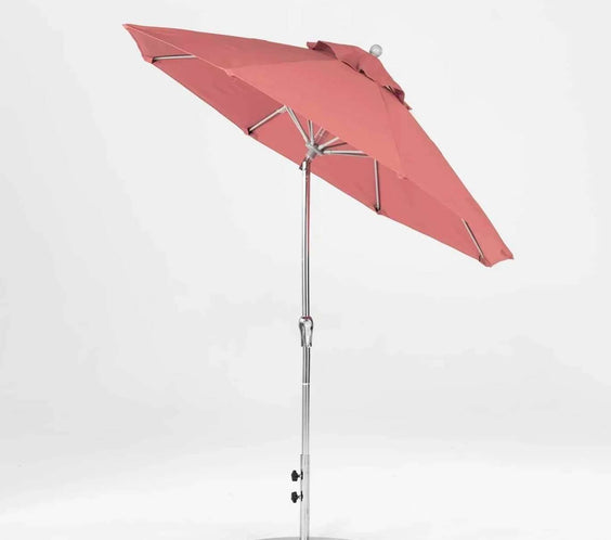Frankford Monterey 7.5 Foot Octagon Fiberglass Market Umbrella – Crank & Auto Tilt - Outdoorsiness