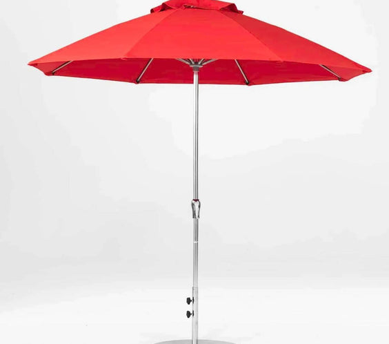 Frankford Monterey 7.5 Foot Octagon Fiberglass Market Umbrella – Crank Lift, No Tilt - Outdoorsiness