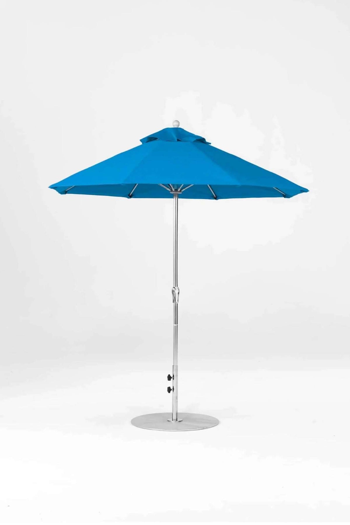 Frankford Monterey 7.5 Foot Octagon Fiberglass Market Umbrella – Crank Lift, No Tilt - Outdoorsiness