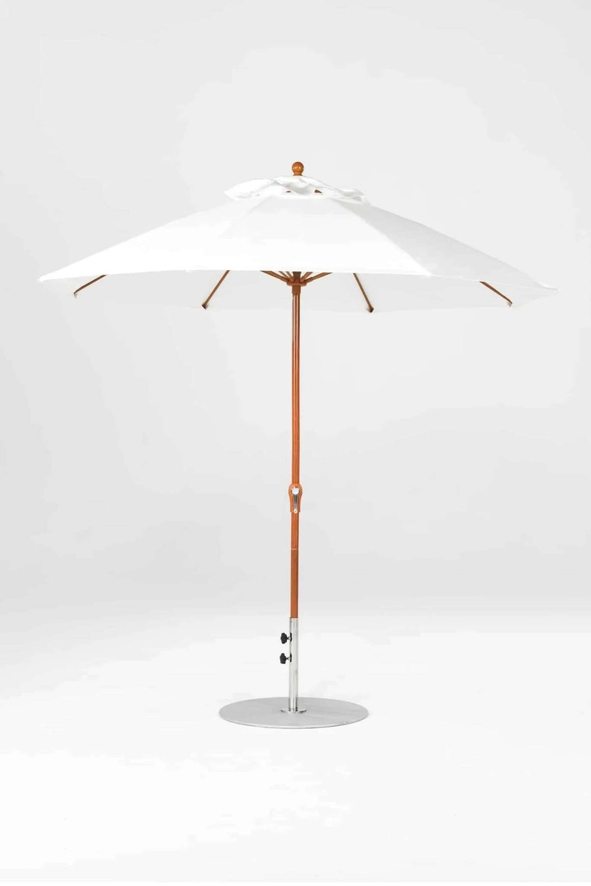 Frankford Monterey 7.5 Foot Octagon Fiberglass Market Umbrella – Crank Lift, No Tilt - Outdoorsiness