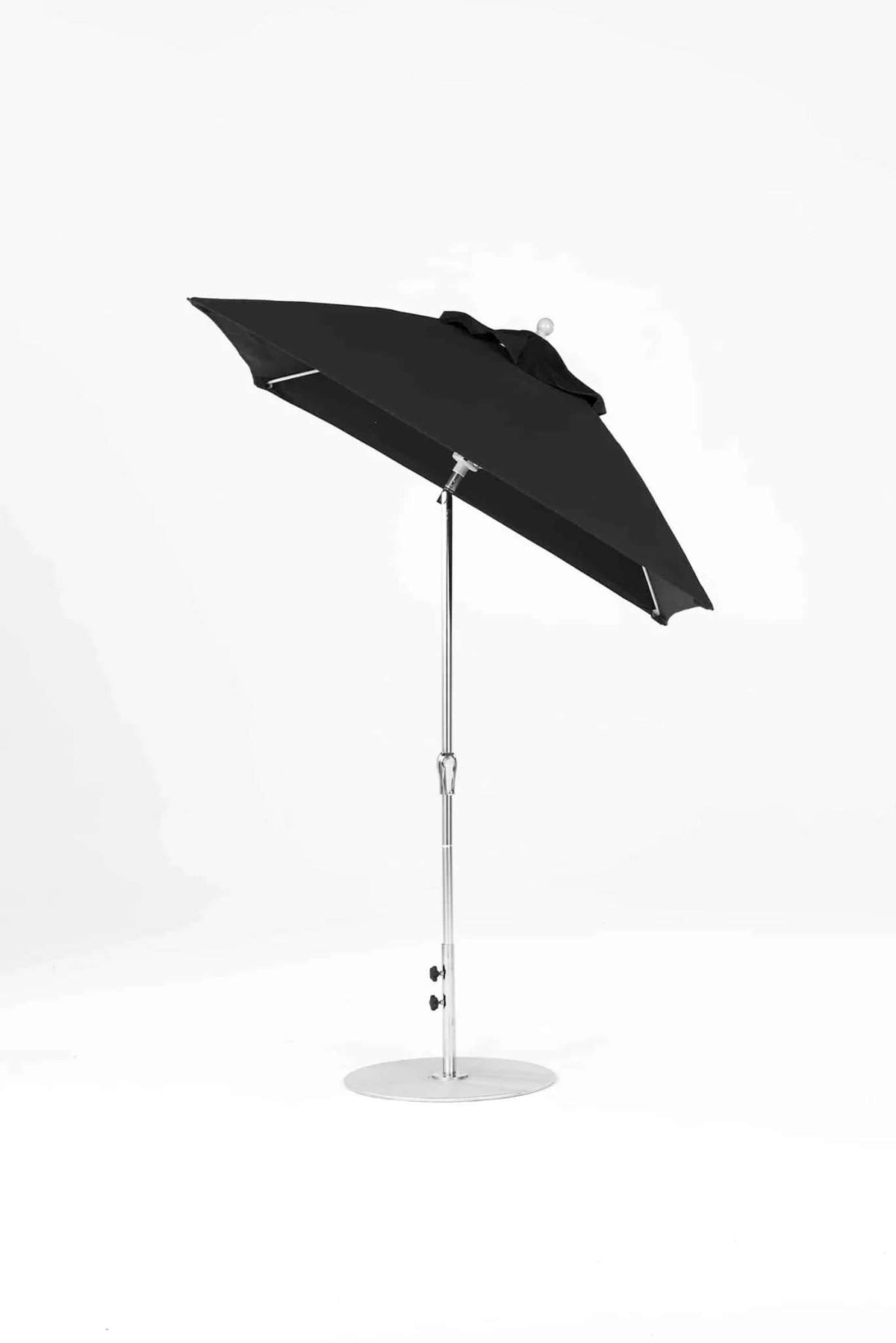 Frankford Monterey 7.5 Foot Square Fiberglass Market Umbrella – Crank & Auto Tilt - Outdoorsiness