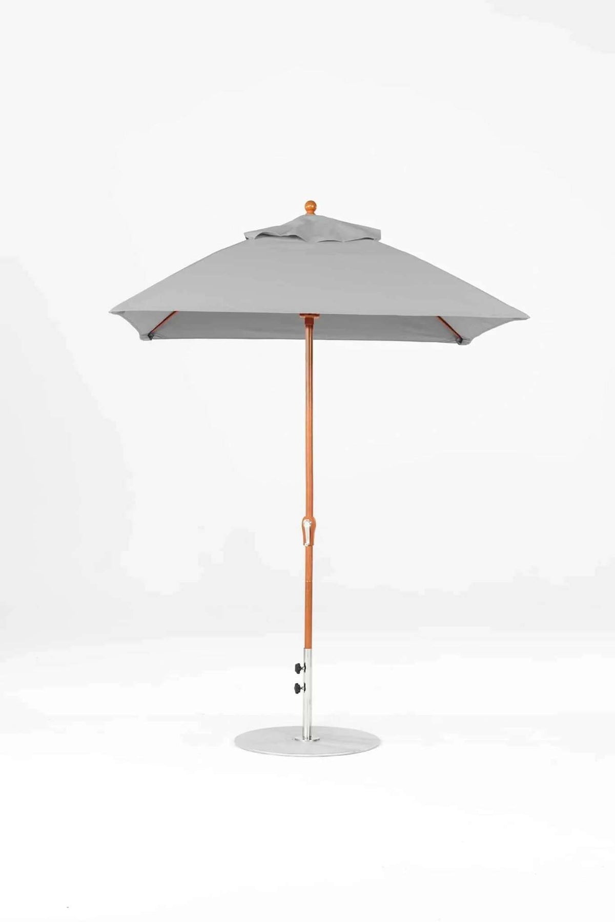 Frankford Monterey 7.5 Foot Square Fiberglass Market Umbrella – Pulley Lift, No Tilt - Outdoorsiness