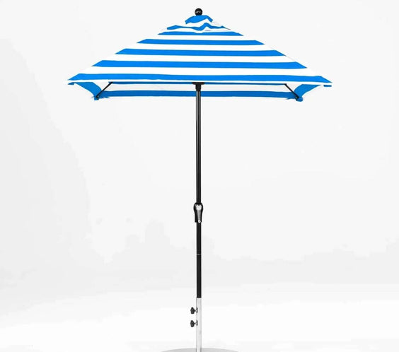 Frankford Monterey 7.5 Foot Square Fiberglass Market Umbrella – Pulley Lift, No Tilt - Outdoorsiness