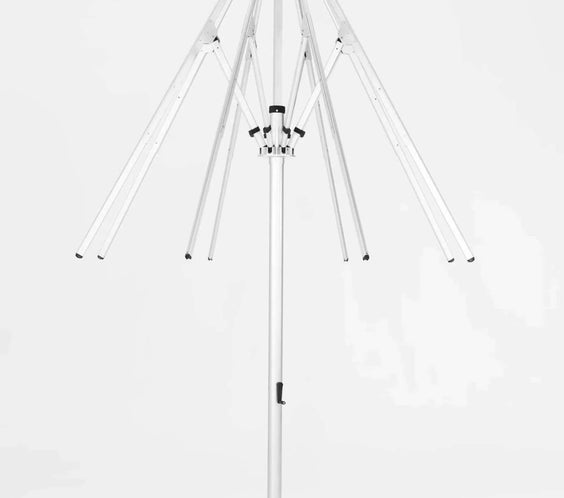 Frankford Nova 13 Foot Square Giant Center Post Aluminum Telescoping Crank Umbrella - Outdoorsiness