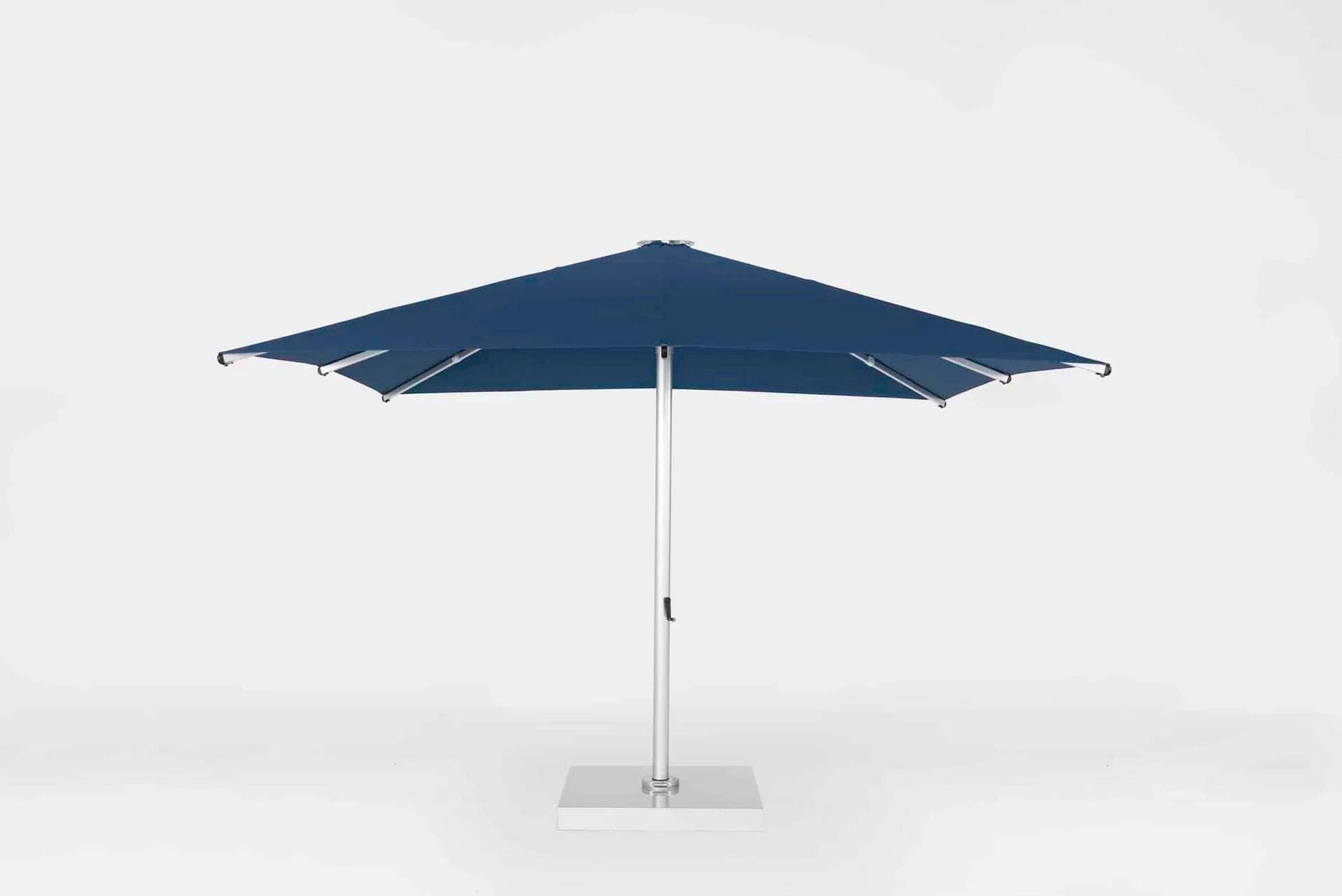 Frankford Nova 13 Foot Square Giant Center Post Aluminum Telescoping Crank Umbrella - Outdoorsiness